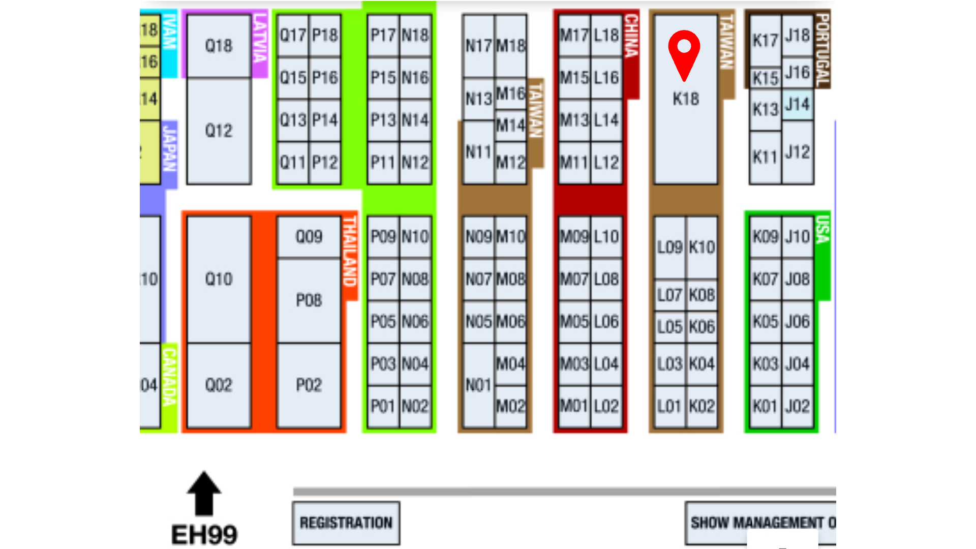 Medical Fair Thailand 2023 Map