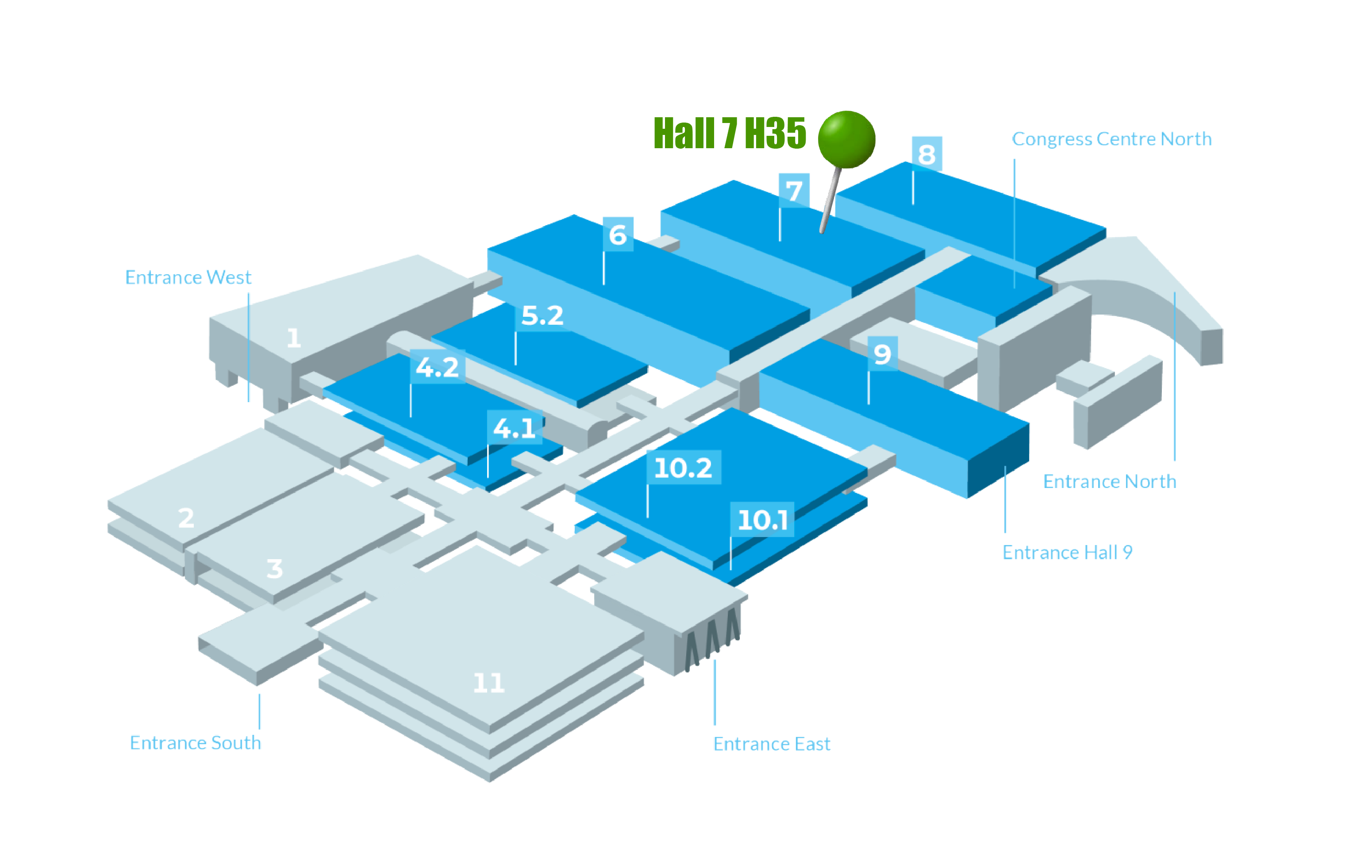 FIBO 2023 Map